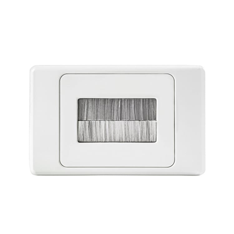 White Brush Wall Plates - YOUU